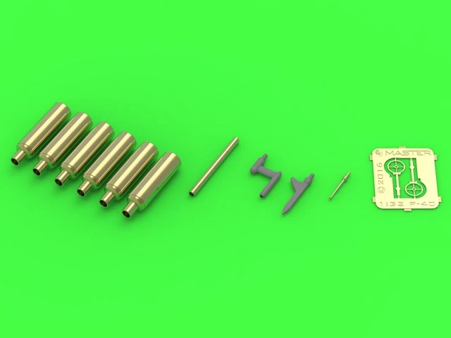 Master Model Am-32-099 1/32 Curtis P-40 E/N Detail Set Of Browning .50 Caliber B