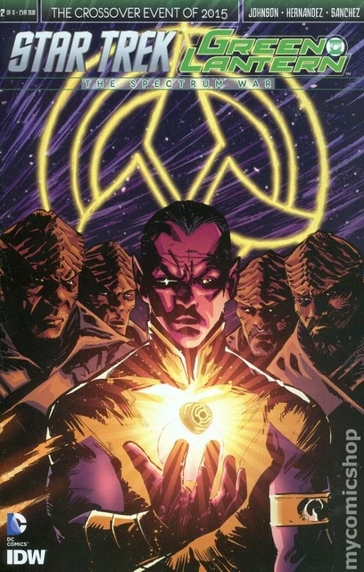 Star Trek Green Lantern #2SUB VF 2015 Stock Image