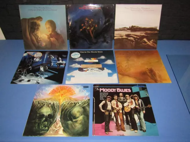 The Moody Blues: Schallplatten-Sammlung, Vinyl Collection - 8 LP's