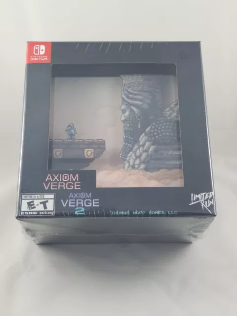 Axiom Verge 1 & 2 Double Pack Collector's Edition Switch Limited Run #123