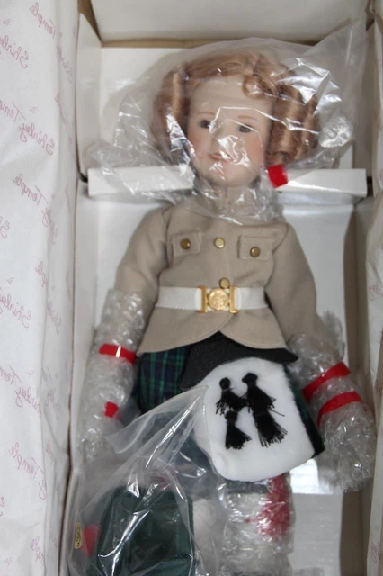 WEE WILLIE WINKIE Shirley Temple Silver Screen Doll Danbury Mint 14" W/Box