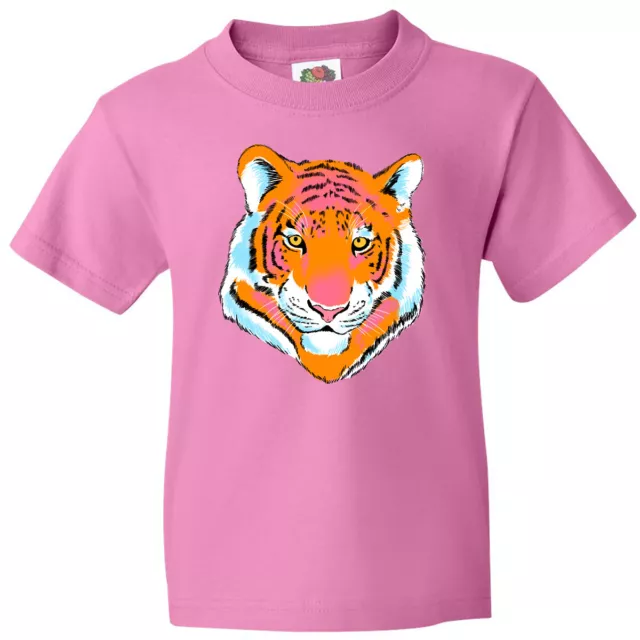 Inktastic Tiger Head Youth T-Shirt Animals Widlife Wild Animal Lover Savanna The