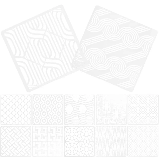 Stencil Per Finestre E Biscotti Stencil Di Natale Riutilizzabili 24 Pezzi Modelli Di Pittura Stencil In Plastica Pet