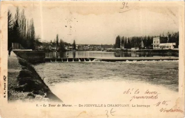 CPA AK Le Tour de Marne de JOINVILLE a CHAMPIGNY Le Barrage (600169)