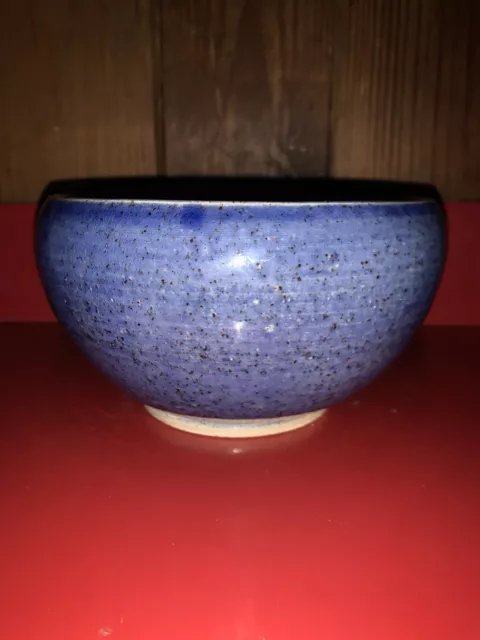 Beautiful Handcrafted Studio Pottery Signed Bowl