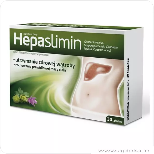 Hepaslimin - healthy liver, slim figure - 30 tablets