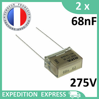 1 condensateur RIFA PME 271 M X2 0,15µF 0.15µF 150nF 150n 275V 20.3mm SH 250V MP 
