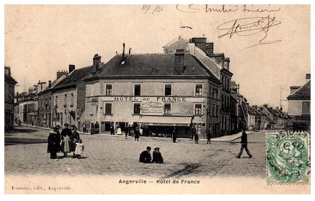 91 ANGERVILLE - hotel de France.