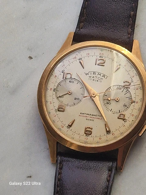 OROLOGIO UOMO VINTAGE wirmat watch 17 rubis con cassa oro 18 kt EUR 500 00 PicClick IT