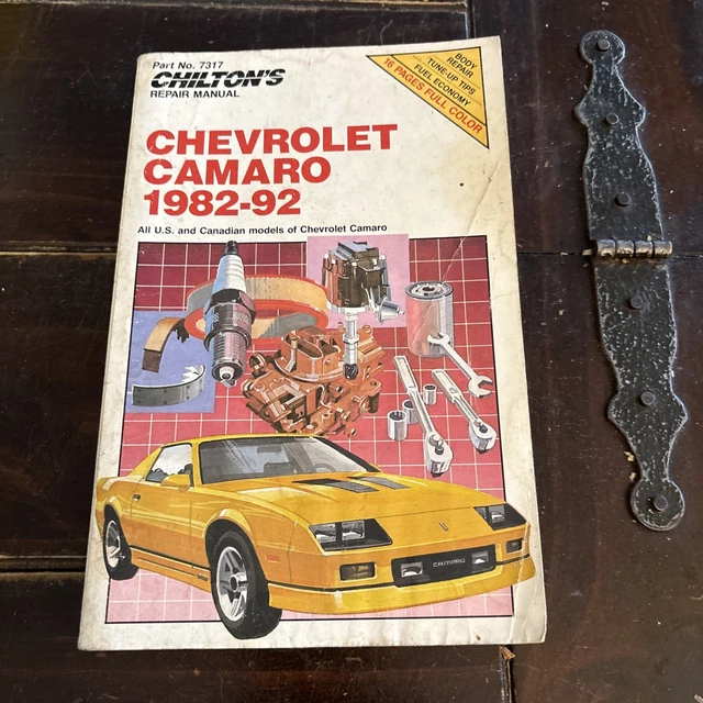 Chilton Repair Manual For 1993-1998 Chevy Camaro & Pontiac Firebird - 1997 Edition 6 thumbnail image