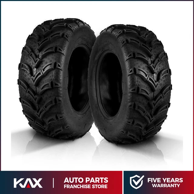 2PCS ATV UTV Lawn Mower Go Kart Tires AT 25x8-12 25x8x12 6PR All Terrain