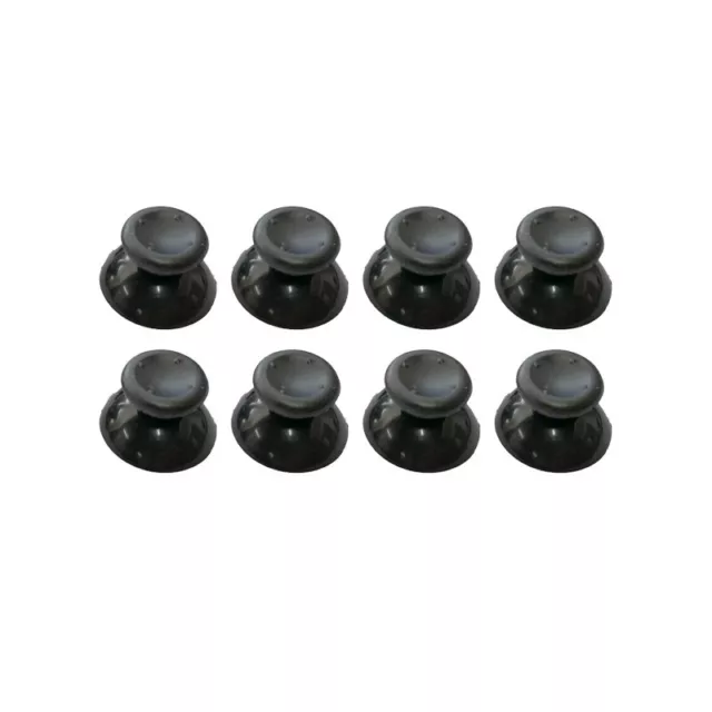 8x Black Analog Game Thumb Sticks For Microsoft Xbox 360 & Original Xbox
