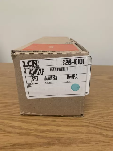 LCN Allegion 4040XP Super Smooth Closer Adjustable Aluminum (689) SRT Screws