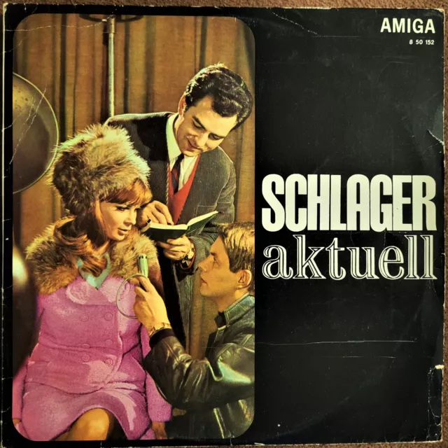 LP 12'' Amiga Schlager aktuell, DDR Vinyl 1968, Rica Déus, Allegros, Michaelis