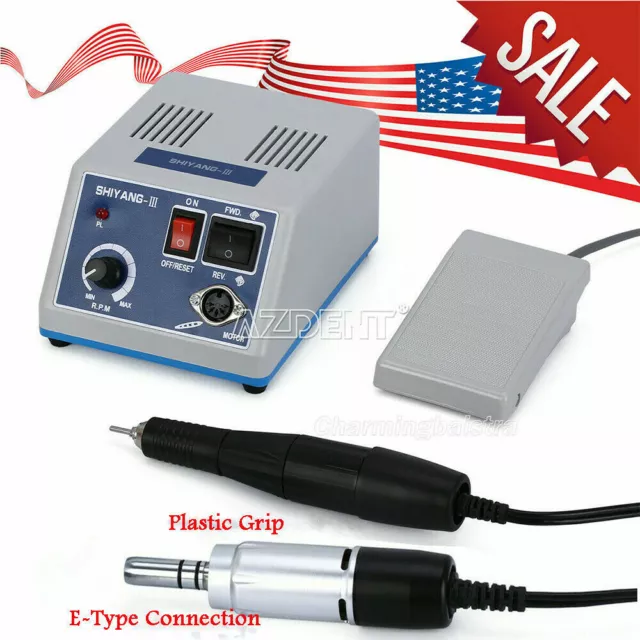 Dental Lab Marathon Micromotor Polisher Unit & 35K RPM Polishing Handpiece