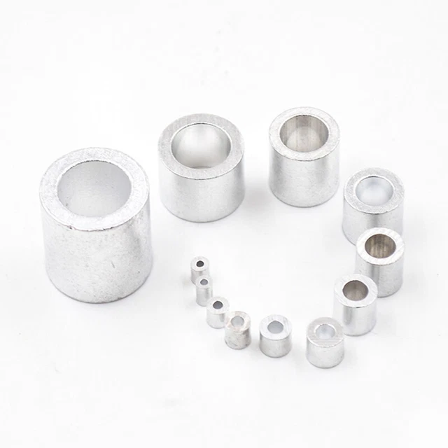 M1-M12 Aluminium Wire Rope Ferrules Crimping Sleeve Round Hole Cable Clip