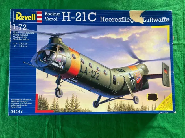 Revell 1:72 Boeing Vertol H-21C Helicopter - New - Sealed In Bag