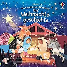 Mein leuchtendes Bilderbuch: Die Weihnachtsgeschichte: mit... | Livre | état bon