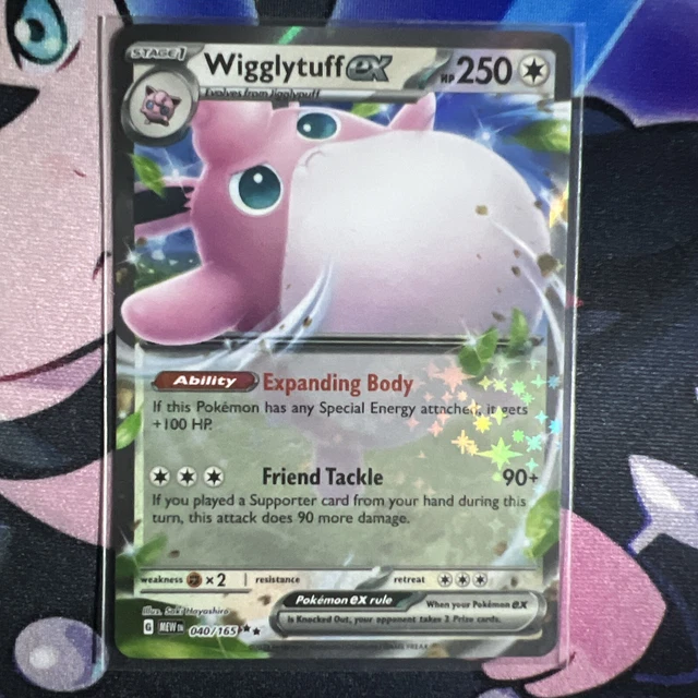 Pokémon TCG Wigglytuff ex Scarlet & Violet - 151 040/165 Holo Double Rare
