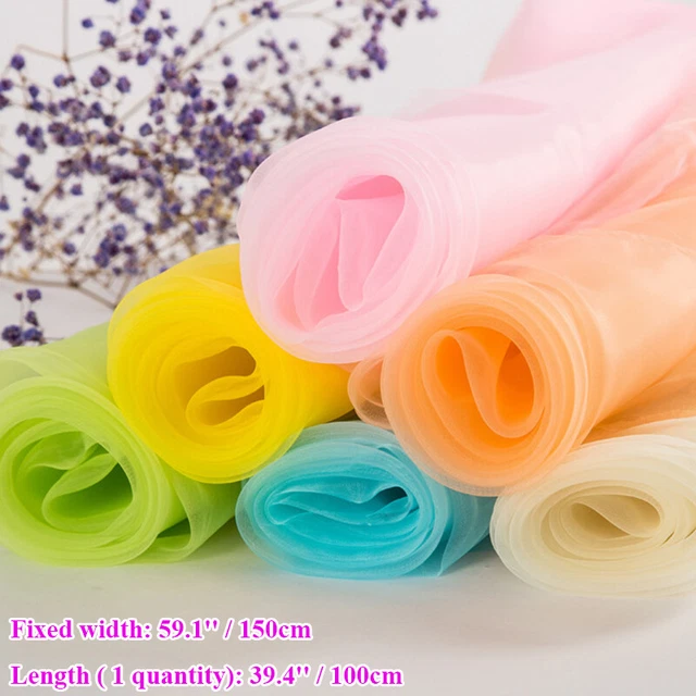 Organza Hochzeit Drapieren Handwerk Stoff Kleid DIY Gaze Party Deko Von Meter