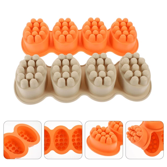 2 pz stampi per sapone in silicone fai da te stampo per torta ovale