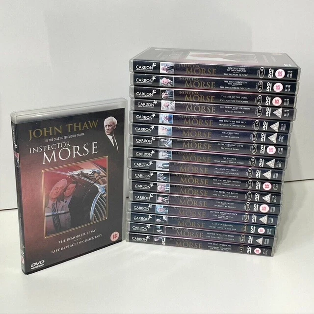 INSPECTOR MORSE 17 DVD Set Complete TV Series All 33 Episodes on 17