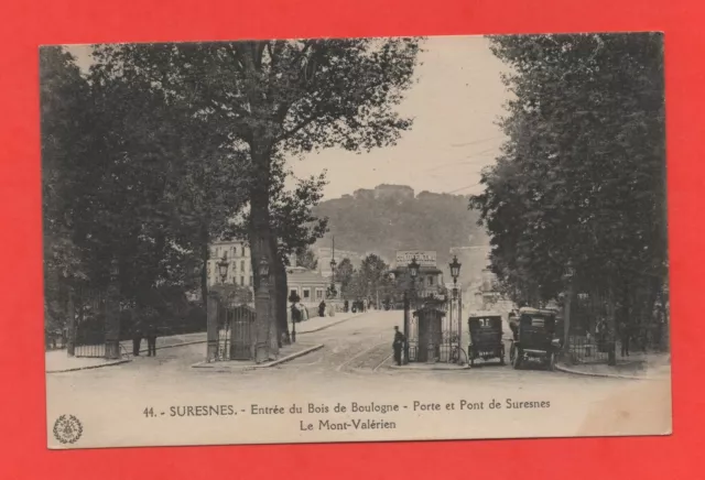 SURESNES - Entrée du Bois de Boulogne - Porte et pont de Suresnes   (J4120)