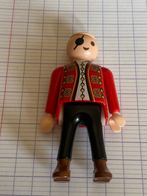 Playmobil – Lot De 3 Personnages + Barque – Homme, Fantôme, Pirate – Occasion
