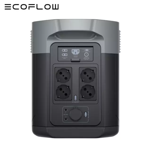 ECOFLOW DELTA 2 Max Powerstation 230V 3100W Max 2048Wh Tragbarer Solargenerator 2