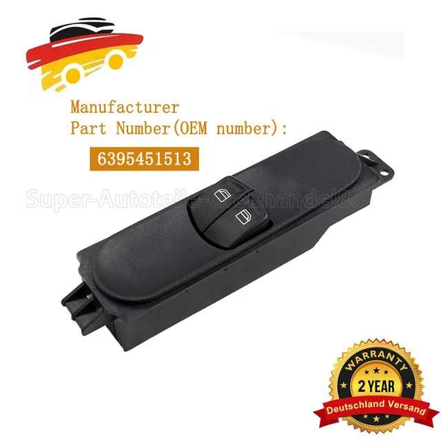 Autofensterschalter Für Viano Vito W639 - Fensterheberregler Fahrerseite Links
