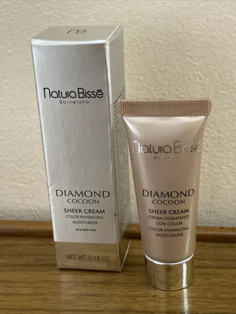 Natura Bisse Diamond Cocoon Sheer Cream 5ml / .16oz Travel Size NIB