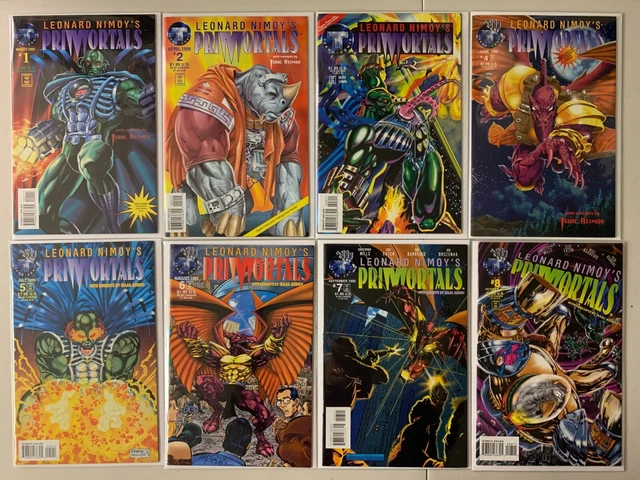 Primortals comics set #1-15 Tekno Comix 15 diff 8.0 (1995-96)