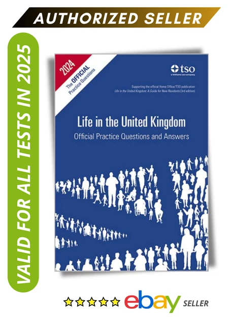 LIFE IN THE UK Test: Practice Questions 2025: Questions and answers £11 ...