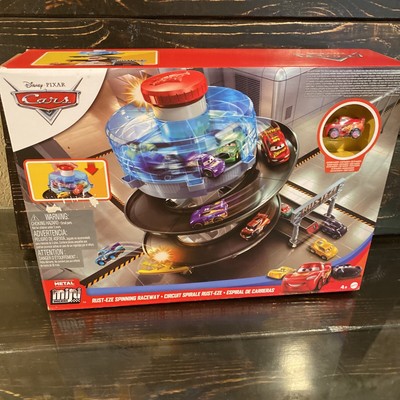 cars mini racers spinning raceway