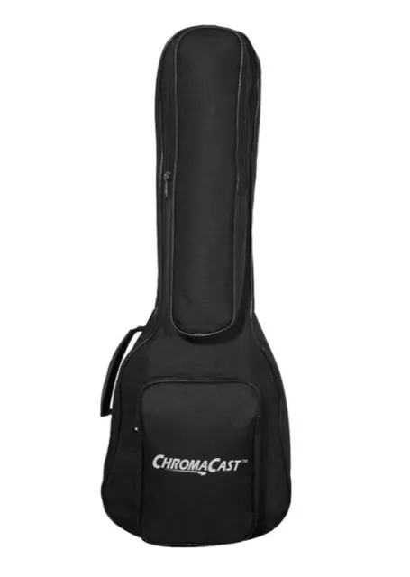 ChromaCast Concert Ukulele Case Padded Gig Bag w Carry Strap & Pockets Backpack