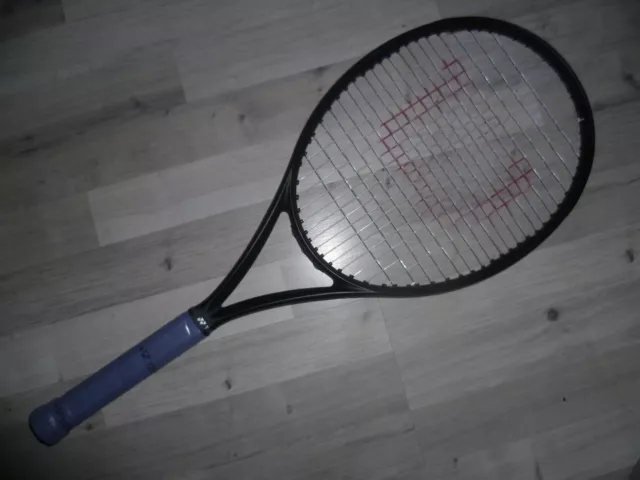 Raquette Tennis Wilson Ultra 100  Peinte En Noir Manche 2   4 1/4