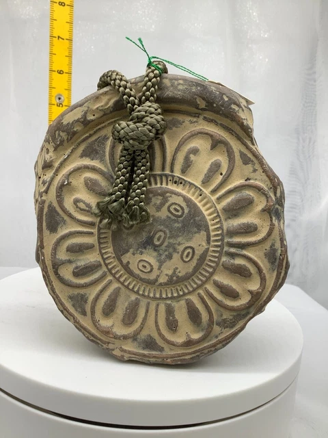 Japanese Clay Bell Pottery Dorei Asian Antiques Kondahatimangu