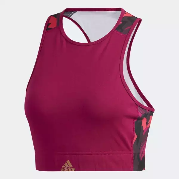 Copper Fit™ Sports Bra with Adjustable Straps,Burgundy,XLarge