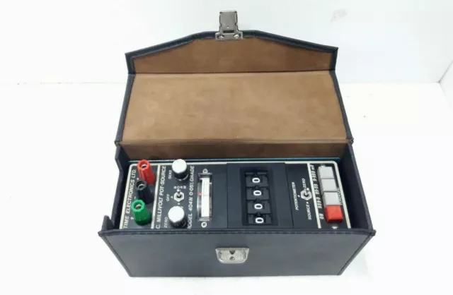 Time Electronic 1007 Dc Millivolt Potentiometer & Kalibrator Mit Trage Kiste Fr
