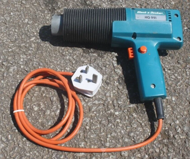 Pistola de calor de aire caliente con cable Black & Decker HG991 240V 1200W S4E10
