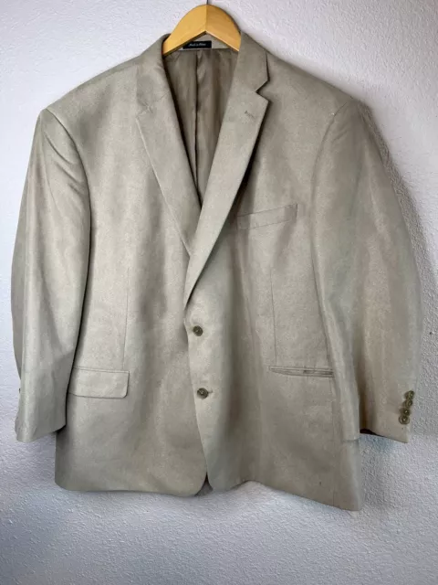 Jean Paul Germain Men's Beige Corduroy Blazer Jacket Size 54R
