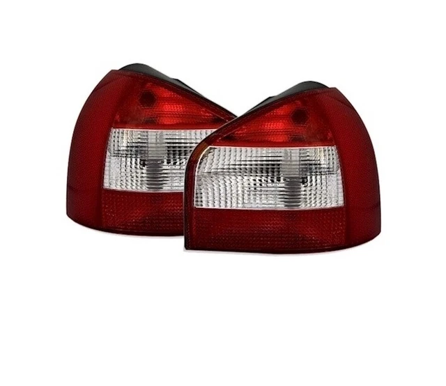 FK Pair Rear Lights Tail Lamps Audi A3 8L 96-02 red white crystal edition LHD