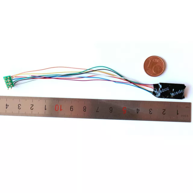 Laisdcc 860021 motor + 4Function DCC Decoder with trailing NEM 652 plug UK Stock