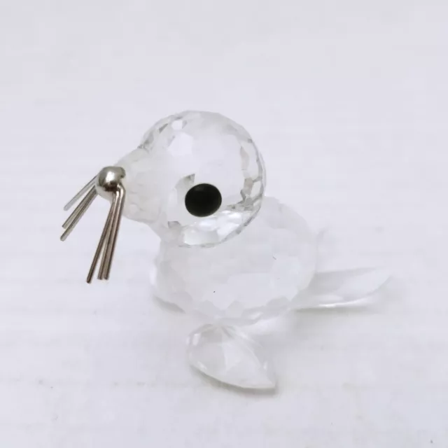 Swarovski Crystal Mini Seal V2 Silver Whiskers Kingdom Of Ice And Snow 7663
