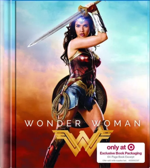 WONDER WOMAN TARGET Exclusive Digibook (Blu-Ray DVD) Plastic Disc ...