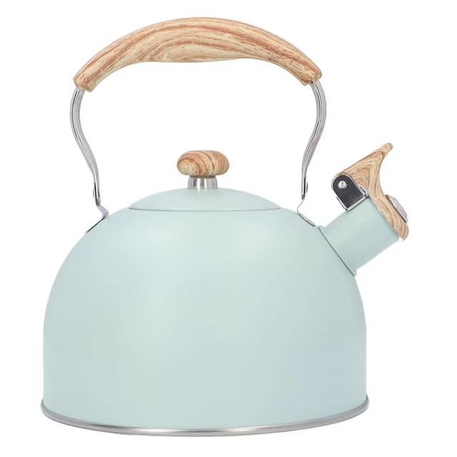 Théière Sifflante Bouilloire à Thé Sifflante De 2 5 Litres En Acier Inoxydable