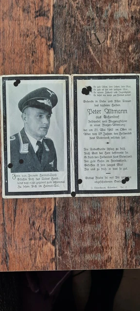 STERBEBILD 2.WK. FELDWEBEL und Flugzeugführer in einer Flieger