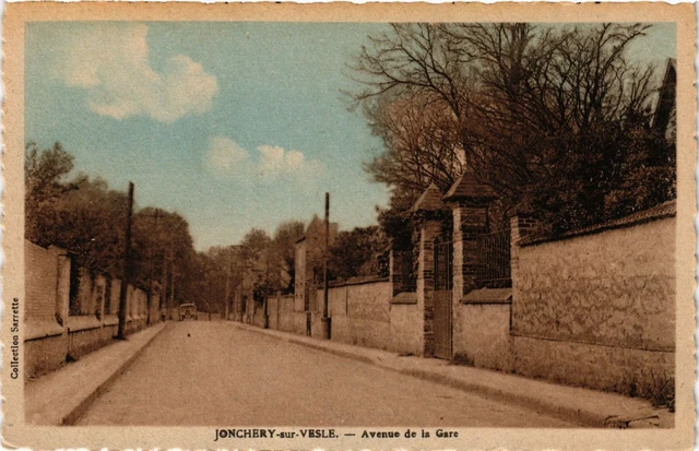 CPA JONCHERY-sur-VESLE - Avenue de la Gare (364420)
