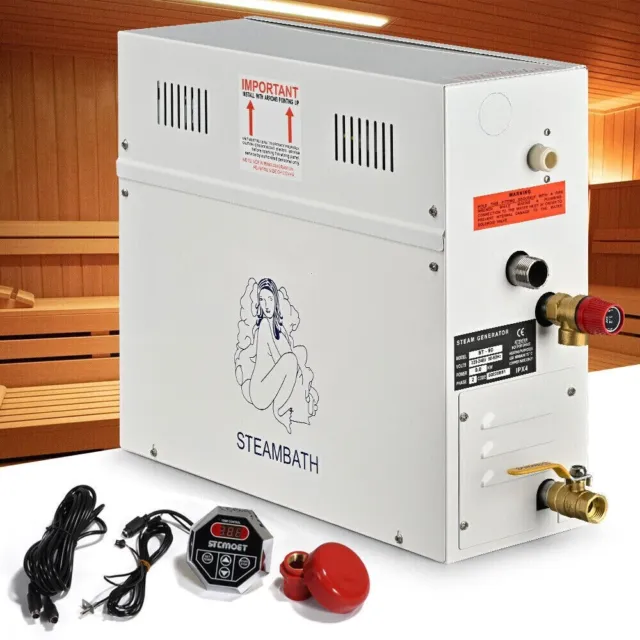 220V 380V 3KW 6KW 9KW 15KW 18KW Steam Generator Shower Sauna Bath Spa Machine UK