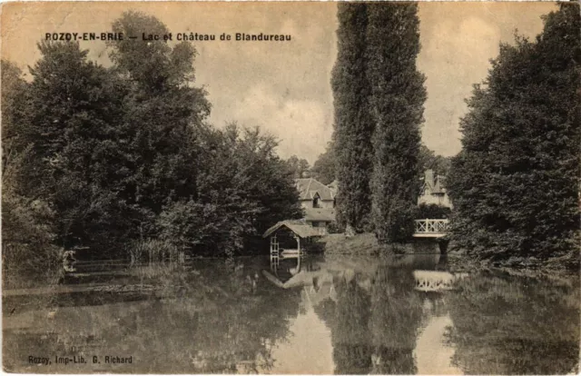 CPA Rosoy en Brie Lac et Chateau de Blandureau FRANCE (1301071)